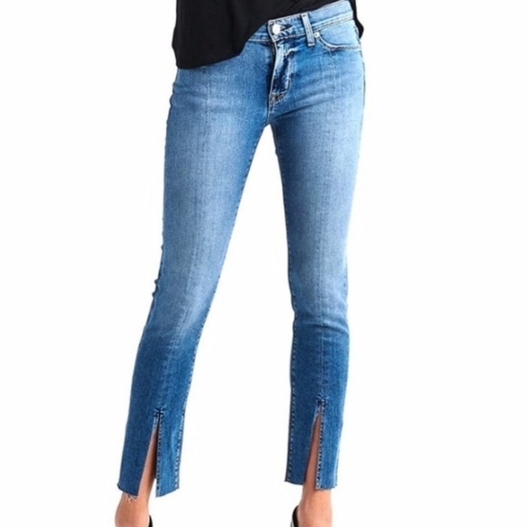 Hudson Nico Ankle Straight Leg  Cropped Jeans - Picture 2 of 14